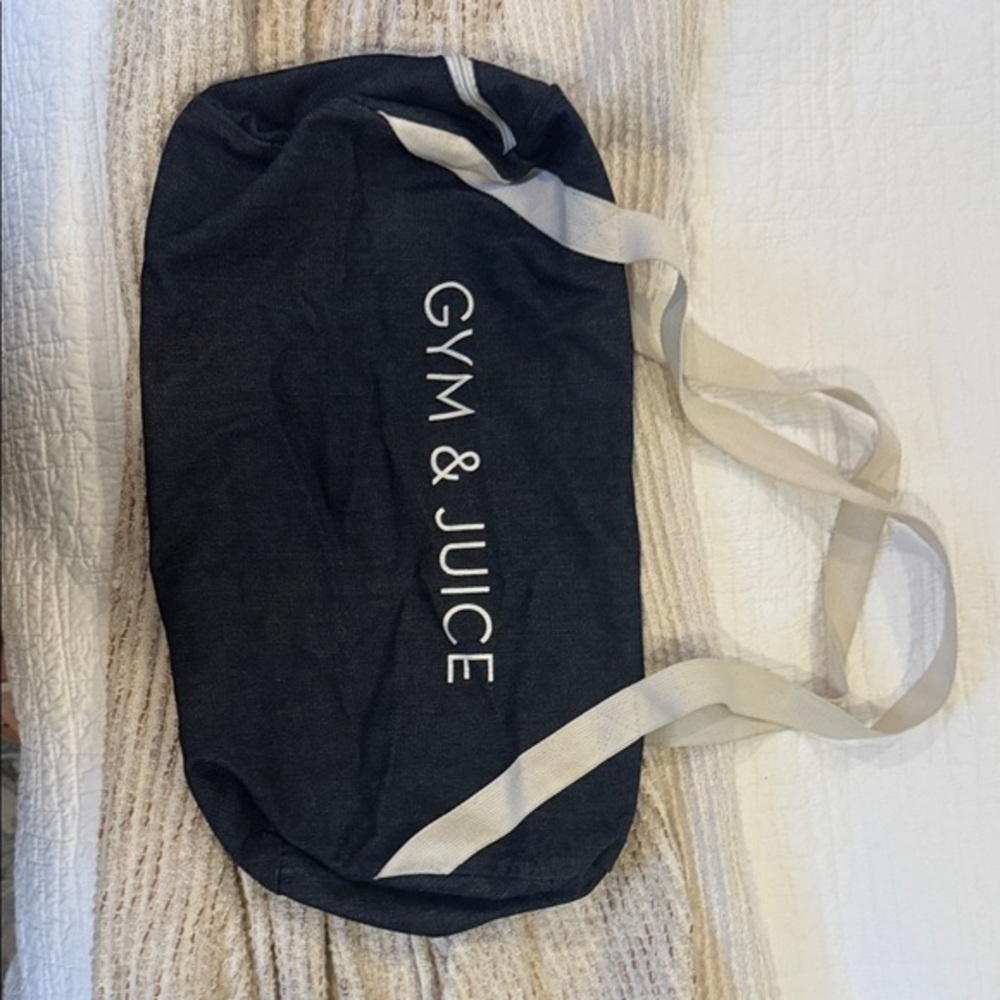 Black Gym & Juice Tote Bag